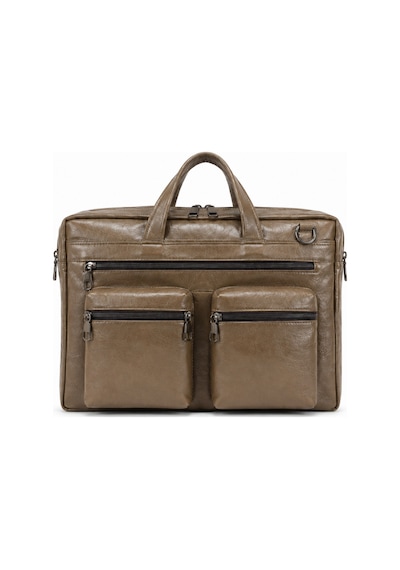 Levano Leather Hakiki Deri Erkek Laptop Ve Evrak Çantası Vizon 40x30x7 Cm Çok Bölmeli Fermuarlı İş Çantası Kahverengi Levano Leather Hakiki Deri Erkek Laptop Ve Evrak Çantası Vizon 40x30x7 Cm Çok Bölmeli Fermuarlı İş Çantası Kahverengi