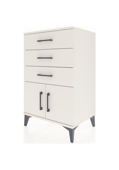 Hyperion Komodin 3 Çekmeceli 2 Kapaklı 60x44x96 Aytaşı-aytaşı Aytaşı