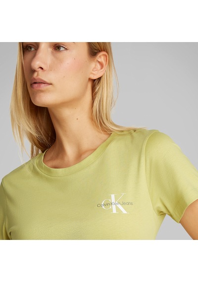Calvin Klein 2-pa Monologo Slim Kadın Yeşil T-shirtdüzj20j219734