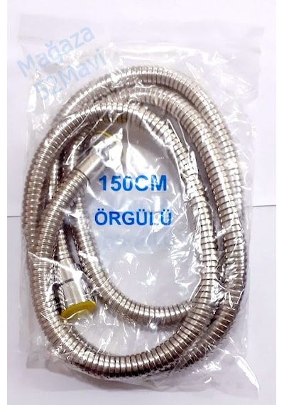 150 Cm Örgülü Spiral Hortum 150 Cm Spiral Duş Hortumu Örgülü