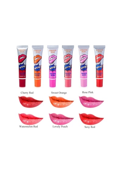 Wow Long Lasting Lip Color Kalıcı Soyulabilir Ruj 6'lı