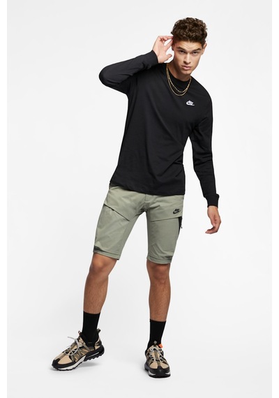 Nike Nsw Club Tee Erkek Uzun Kollu Spor Tişört Siyah
