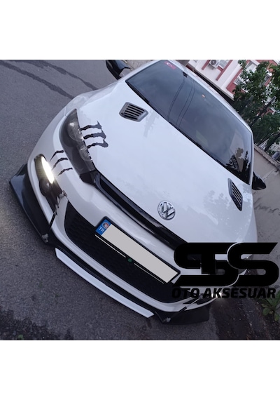 Volkswagen Scirocco Uyumlu Piano Black Kaput Üstü Havalandırma Izgarası