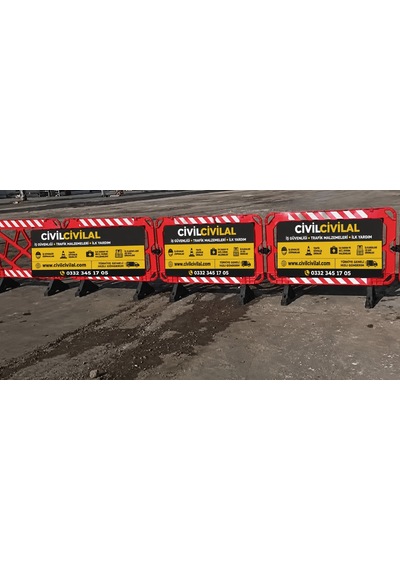 Güvenlik Bariyeri Zeplin Zt80150r 100x150x50 Cm