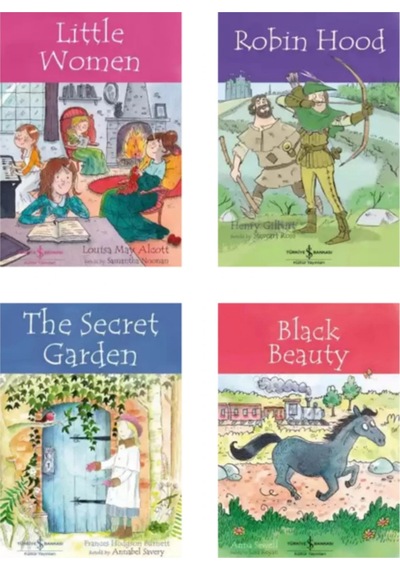 8-13 Yaş İngilizce Çocuk Klasikleri Hikaye Seti 16lı/english Stories For Children + Telefon Tutucu