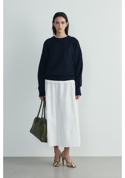 Suud Collection Lacivert Bella Oversize Kazak