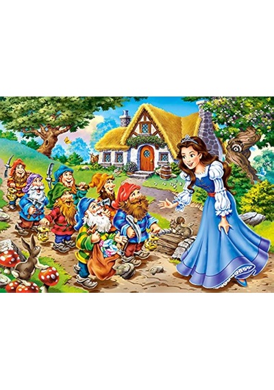 Castorland 120 Parça Pamuk Prenses Ve Yedi Cüceler Puzzle