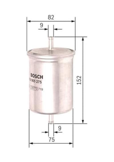 BOSCH 09864B2031 Benzin Filtresi (Volkswagen: Lt28-35-46 / Mercedes: Vito-Sprinter)