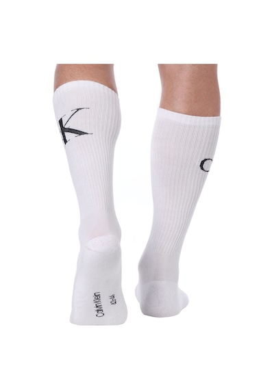 Calvin Klein Jeans Organik Cotton 2 Pack Sock White Pamuklu Patik Bilek Çorap 2 Li Pkt Beyaz