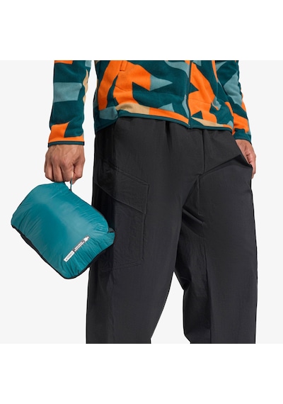 Adidas Terrex Xperior Primaloft Loose Fill İnsulated Kapüşonlu Erkek Yeşil Yürüyüş Montu Jl9744