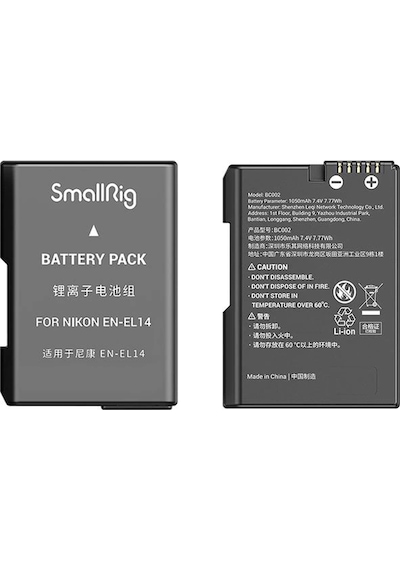 Smallrig 3819 En-el14 Batarya Ve Şarj Cihazı Kiti