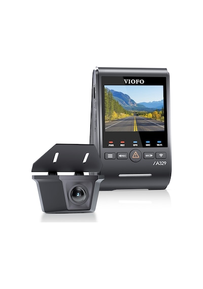 Viofo A329sw 2 Kameralı Ön+arka Su Geçirmez 4k 60fps+2k Sony Starvıs 2 Sensör Gps'li Araç Kamerası