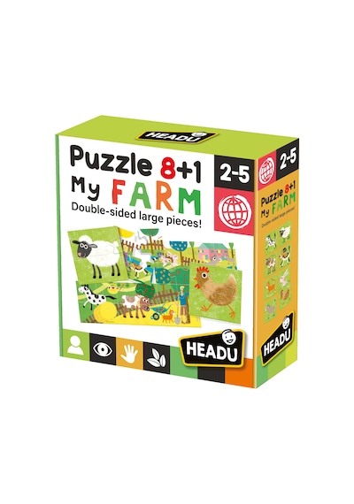Headu 8+1 Çift Taraflı?Çiftliğim Yapboz