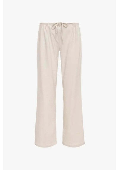 Amongst Few Kullanışlı Easy Drawstring Pant: Ayarlanabilir Kemer, Rahat Kesim Ve Yumuşak Kumaş Krem Amongst Few Kullanışlı Easy Drawstring Pant: Ayarlanabilir Kemer, Rahat Kesim Ve Yumuşak Kumaş Krem