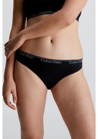 Kadın Calvin Klein İmzalı Elastik Bantlı Siyah Külot 000qf7096e Ub1