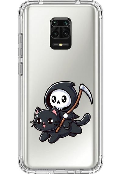 Xiaomi Redmi Note 9 Pro Uyumlu Şeffaf Kılıf New Minies 2 Tasarımlı