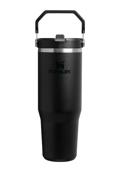 Stanley The Iceflow Flip Straw Pipetli Termos Bardak 0,89 Lt-10-12043-071 Siyah