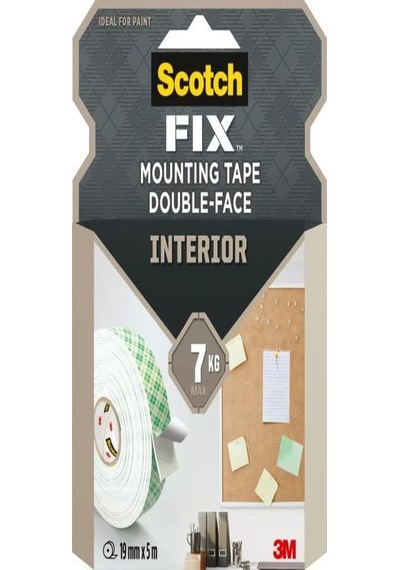 Scotch-fix İç Montaj Bandı 4496g-1950-p, 19 Mm X 5 M, 1 Rulo/paket Ambalaj Farklı Olabilir