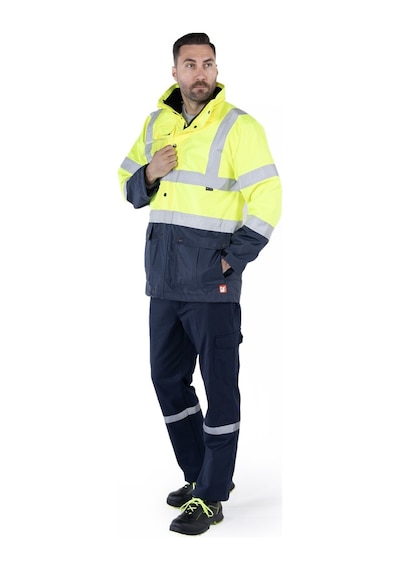 5 İ Bir Arada Hi-vis Kaban Sarı - Lacivert
