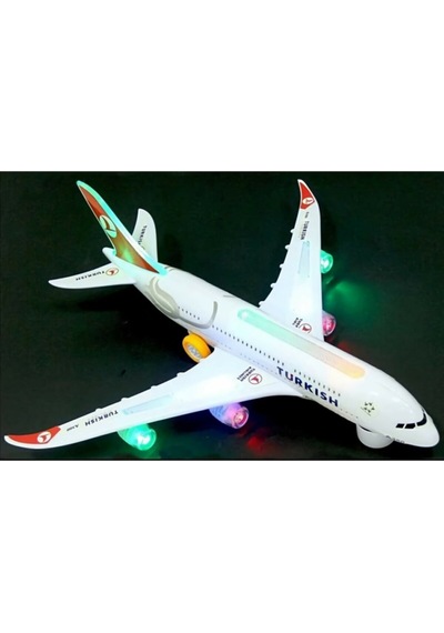 Thy Airbus A380 Işıklı Sesli Yürüyebilen Oyuncak Uçak Jumbo Boy
