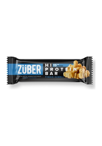 Züber Fındıklı Hı-protein Bar 45 G - 8 Adet Tarı