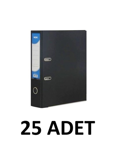 Noki Plastik Klasör Geniş 25 Adet - 01 Gray Brown