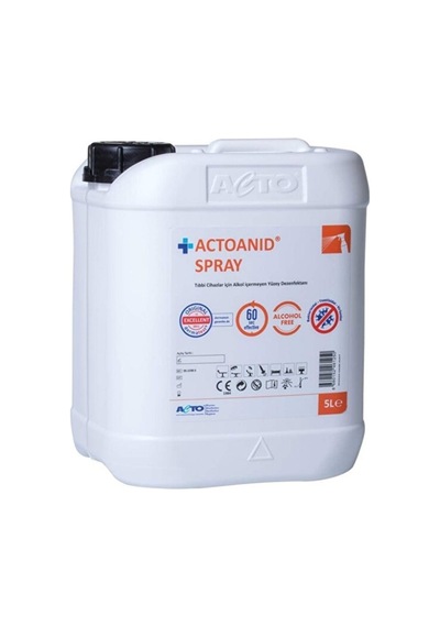 Acto Actoanıd Spray 5 Litre Alkol İçermeyen Yüzey Dezenfektanı