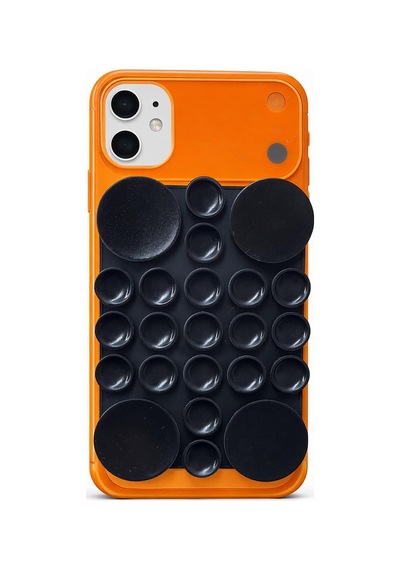 Magsafe İle Uyumlu Vantuzlu Telefon Tutucu Silikon Octopus Suction Cup Phone Holder, Kılıf Arkasına Yapışan Man