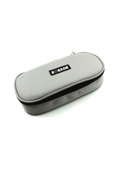Bback Kumaş Kalem Kutusu Oval Gri N318