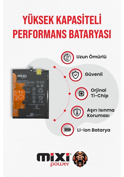Huawei Honor X6 / X7 / X8 5g/ Uyumlu Tam Kapasite Batarya Tr Garantili