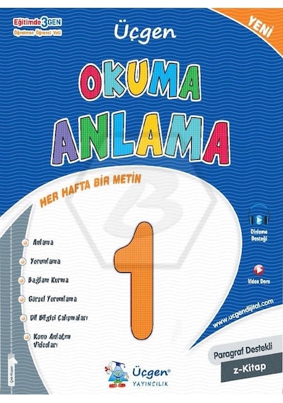 Üçgen Yayınları 1. Sınıf - Okuma Anlama - 2024