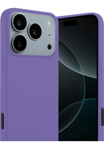 Apple Uyumlu iPhone 17 Pro First Silikon Mor