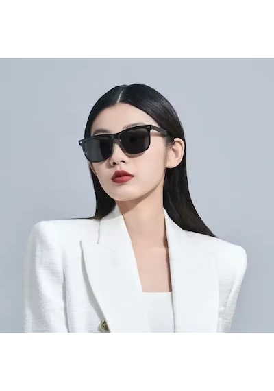 Xiaomi Mijia Square Polarize 14 Katmanlı Oar Kaplama Güneş Gözlüğü Hd Nylon Lens Siyah Çerçeve