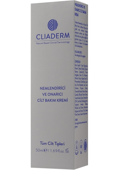 Cliaderm Nemlendirici ve Onarıcı Cilt Bakım Kremi 50 ML