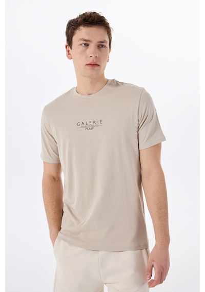 Only & Sons Erkek Onsvısta Rahat Kalıp Kısa Kollu %100 Pamuk T-shirt 22034498 Bej Bej