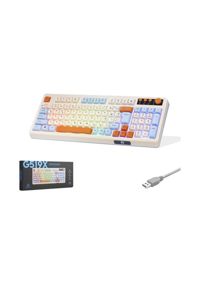 Good Pro G519x Multimedya Gaming Klavye Rgb 104 Tuş Beyaz
