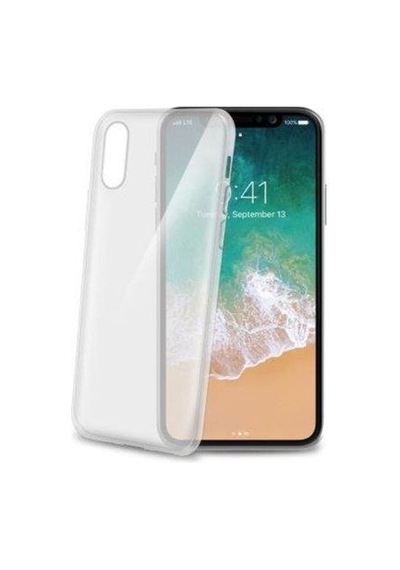 Apple Uyumlu iPhone Celly Gelskin900 Tpu X İle Cep Telefonu Kılıfı Beyaz