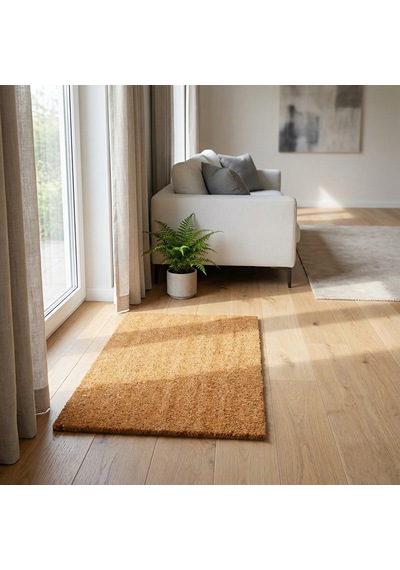 Ekol Pvc Tabanlı Düz Koko Paspas 21ek Kahverengi 33 x 60 CM