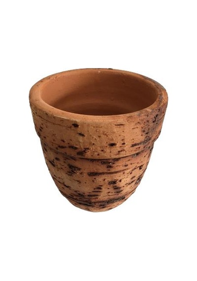 Antik Görünümlü Eskitme Toprak Saksı 12 Cm X 12 Cm 86070130