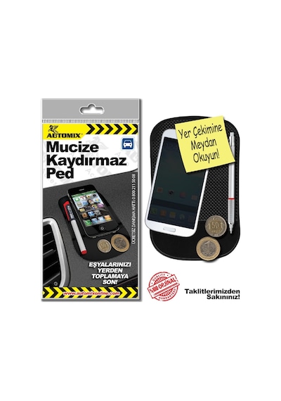 Automix Mucize Kaydırmaz Ped Siyah 24097