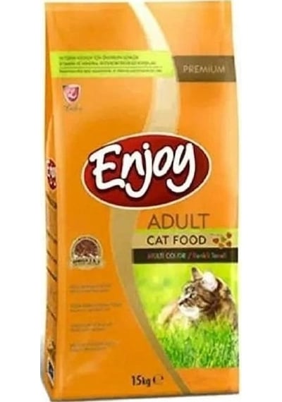 Enjoy Multi Color Tavuklu Yetişkin Kedi Maması 15 KG