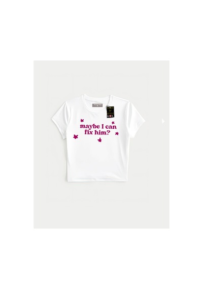 Flood Of Style Beyaz Babby Tee Fixhim Özel Tasarım