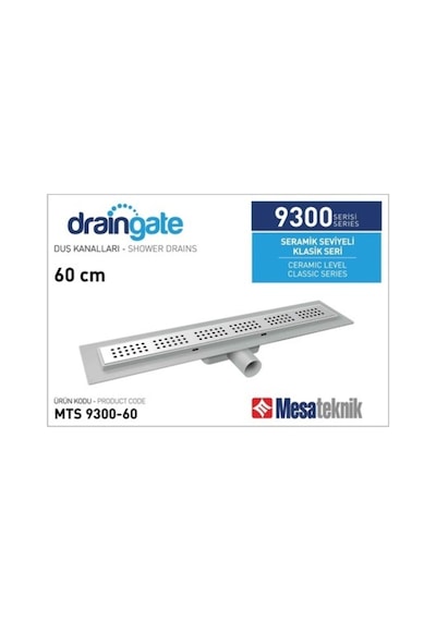 Dräger Mesateknik Seramik Seviyeli Yandan Çıkışlı Duş Kanalı 60 Cm Diğer