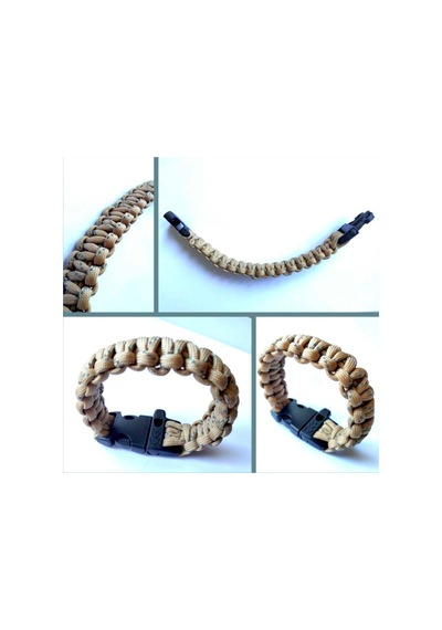 Omeniv Paracord Bileklik-Acil Durum Düdüğü 2in1 Outdoor Kamp Çok Renkli