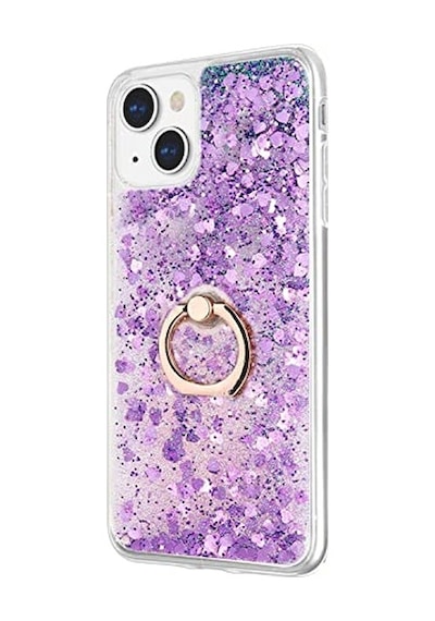 Için Kılıf Glitter Holder Mor 14 İle Uyumlu Kılıf - Mor Diğer