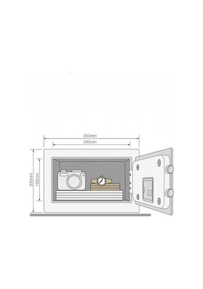 Yale Yüksek Güvenlikli Parmak İzli Compact Tipi Motorlu Kasa Ysfb 200 Eb1
