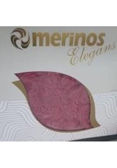 Merinos Elegans Çift Kişilik Battaniye Çiçek Desen Battaniye Fuşya