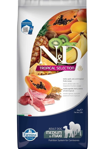 Dog Tropical Selection Lamb Adult Med/max 10 Kg Köpek Maması