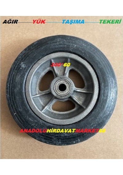 Ağır Yük Taşıma Tekeri 800Kg Dublex Teker El Arabası Tekeri 30x60 (210400996)