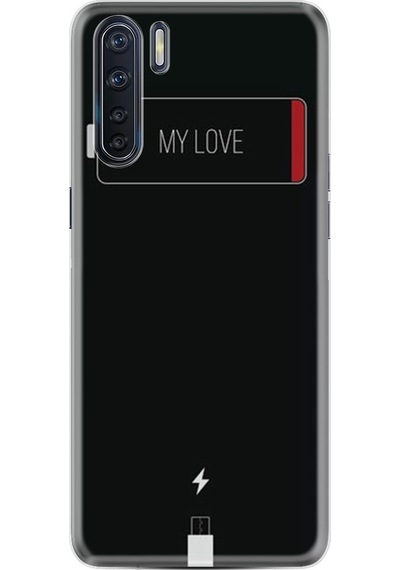 Oppo A91 Kılıf Silikon My Love 1402